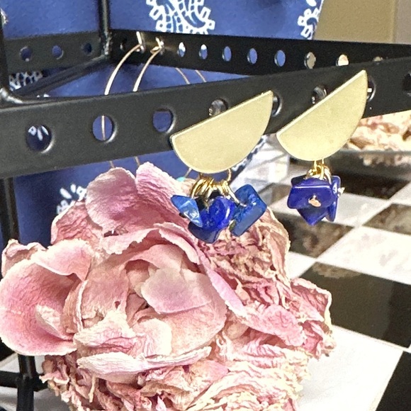 Alquimia by Ady Gold and Blue Earrings - Picture 5 of 5